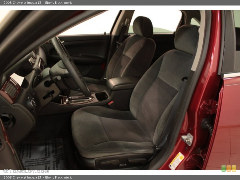 Ebony Black Interior Front Seat for the 2008 Chevrolet Impala LT #74120842
