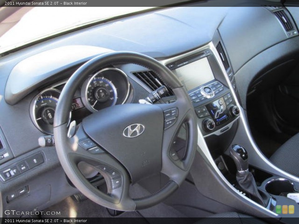 Black Interior Dashboard for the 2011 Hyundai Sonata SE 2.0T #74120845