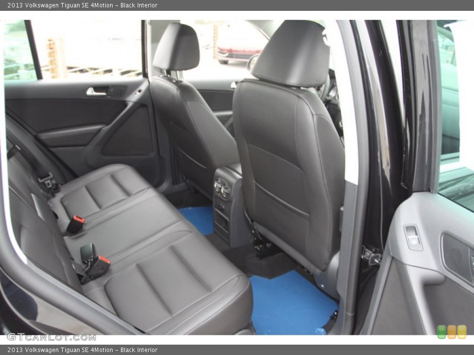 Black Interior Rear Seat for the 2013 Volkswagen Tiguan SE 4Motion #74120878