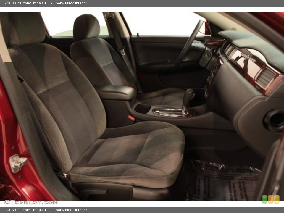 Ebony Black Interior Front Seat for the 2008 Chevrolet Impala LT #74120941