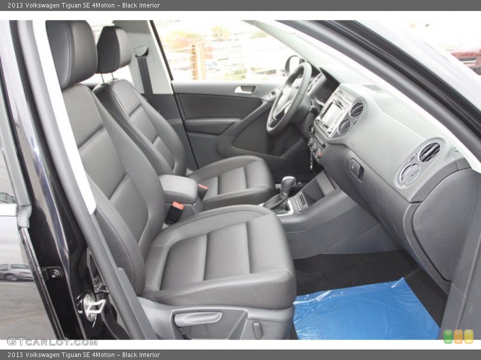 Black Interior Front Seat for the 2013 Volkswagen Tiguan SE 4Motion #74120952