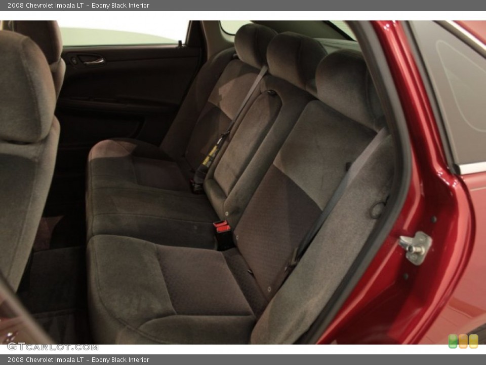 Ebony Black Interior Rear Seat for the 2008 Chevrolet Impala LT #74120974