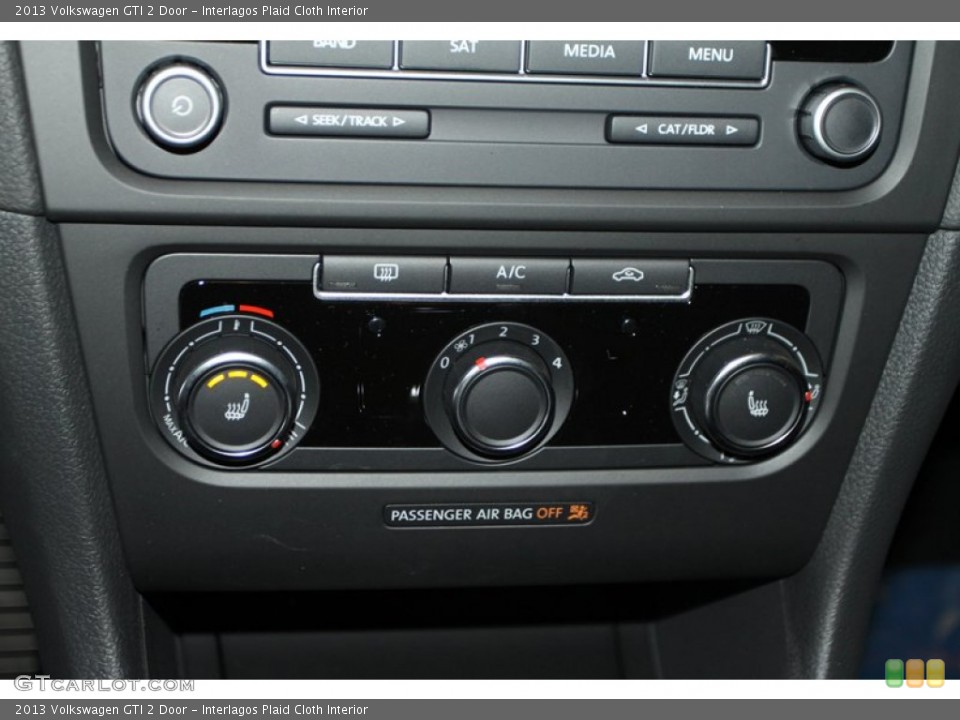 Interlagos Plaid Cloth Interior Controls for the 2013 Volkswagen GTI 2 Door #74121388