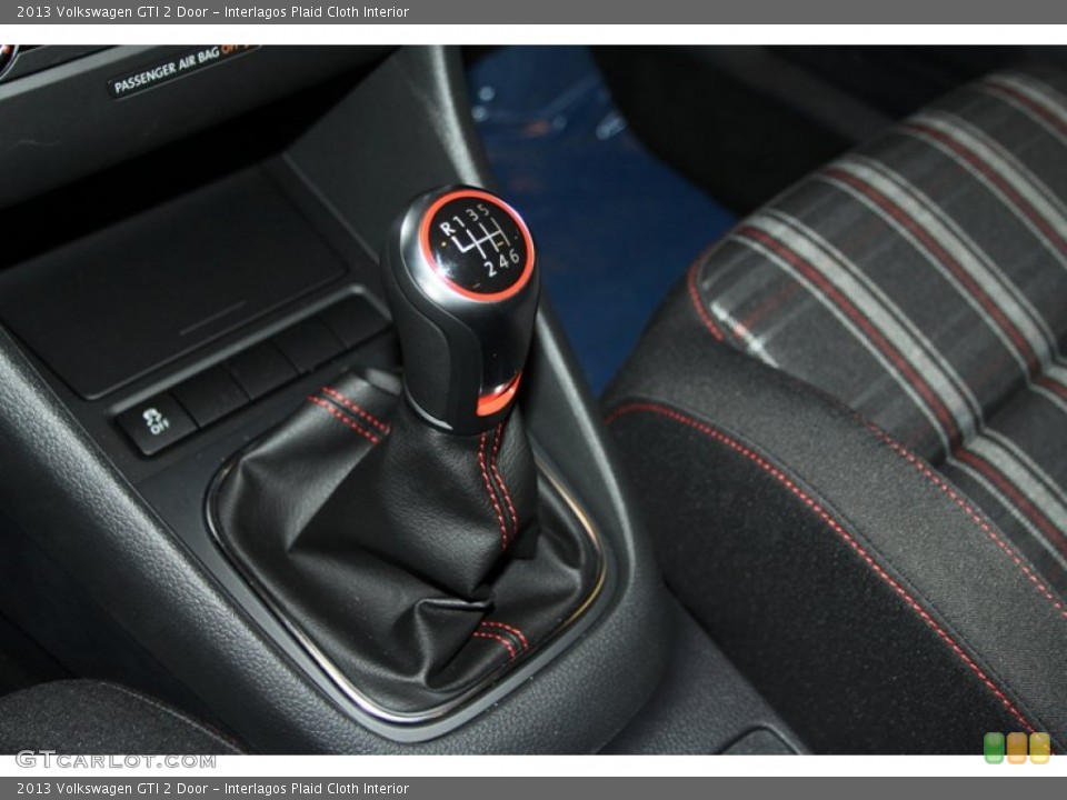 Interlagos Plaid Cloth Interior Transmission for the 2013 Volkswagen GTI 2 Door #74121421