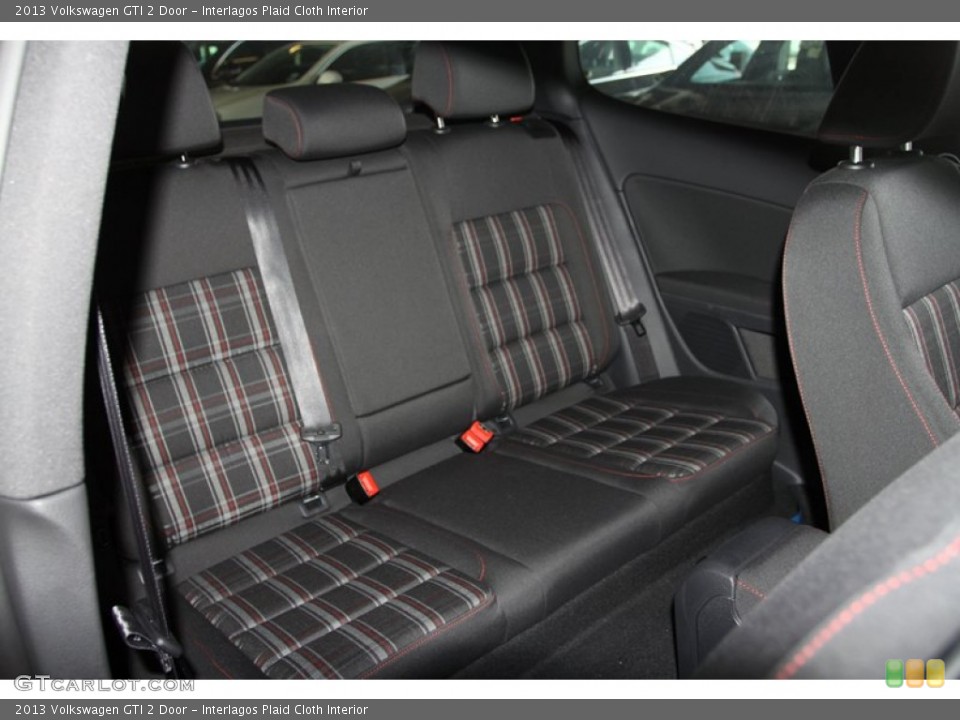 Interlagos Plaid Cloth Interior Rear Seat for the 2013 Volkswagen GTI 2 Door #74121475