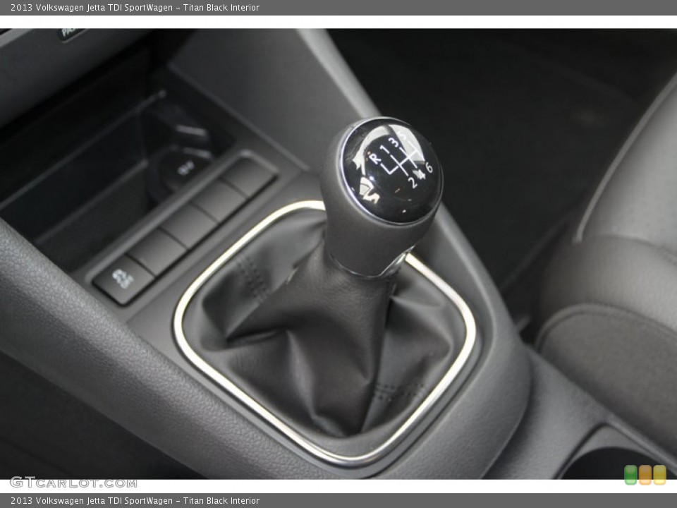 Titan Black Interior Transmission for the 2013 Volkswagen Jetta TDI SportWagen #74122006