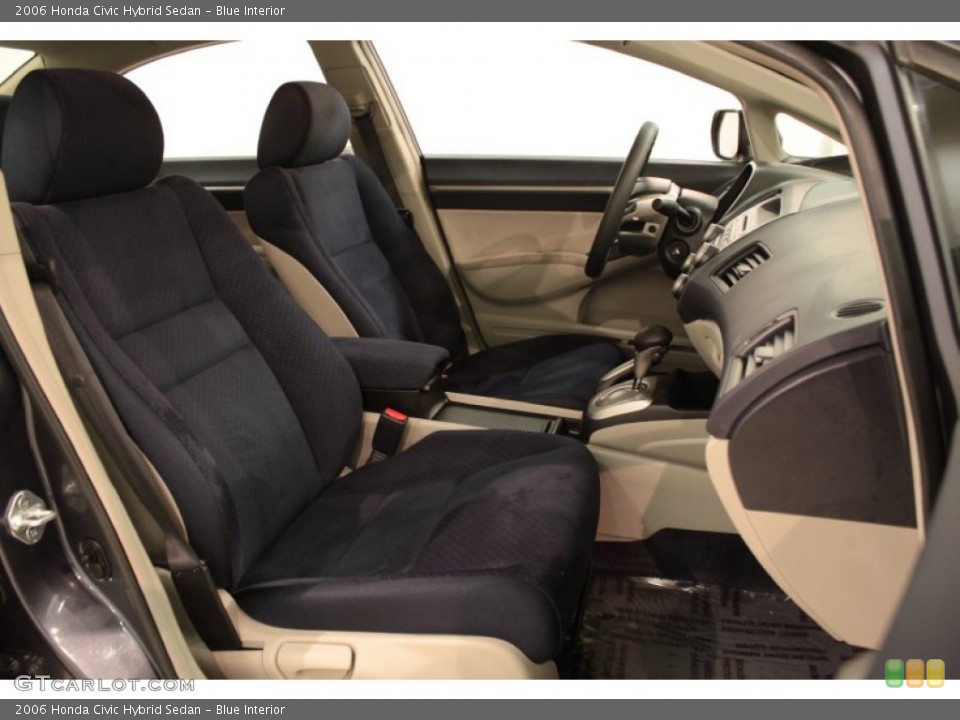 Blue Interior Front Seat for the 2006 Honda Civic Hybrid Sedan #74124832