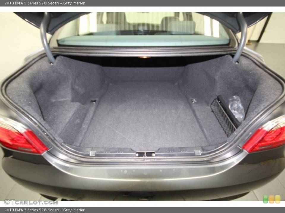Gray Interior Trunk for the 2010 BMW 5 Series 528i Sedan #74126282