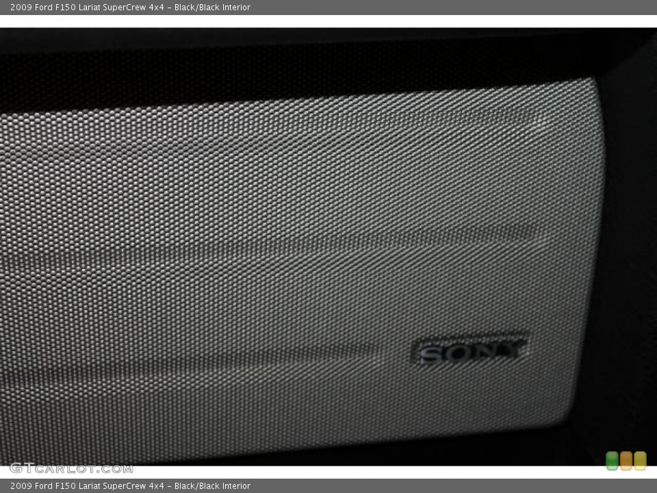 Black/Black Interior Audio System for the 2009 Ford F150 Lariat SuperCrew 4x4 #74126340