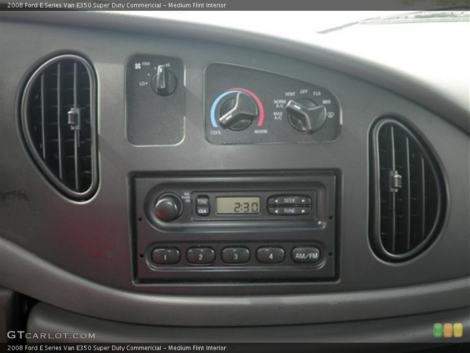 Medium Flint Interior Controls for the 2008 Ford E Series Van E350 Super Duty Commericial #74127772