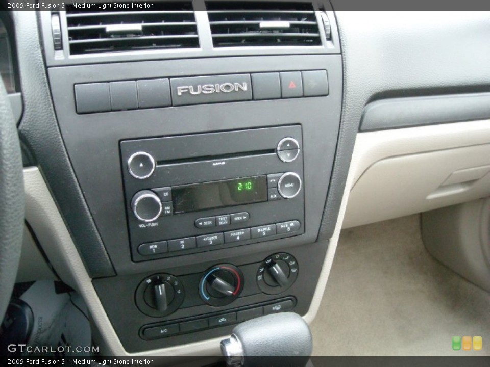 Medium Light Stone Interior Controls for the 2009 Ford Fusion S #74129254
