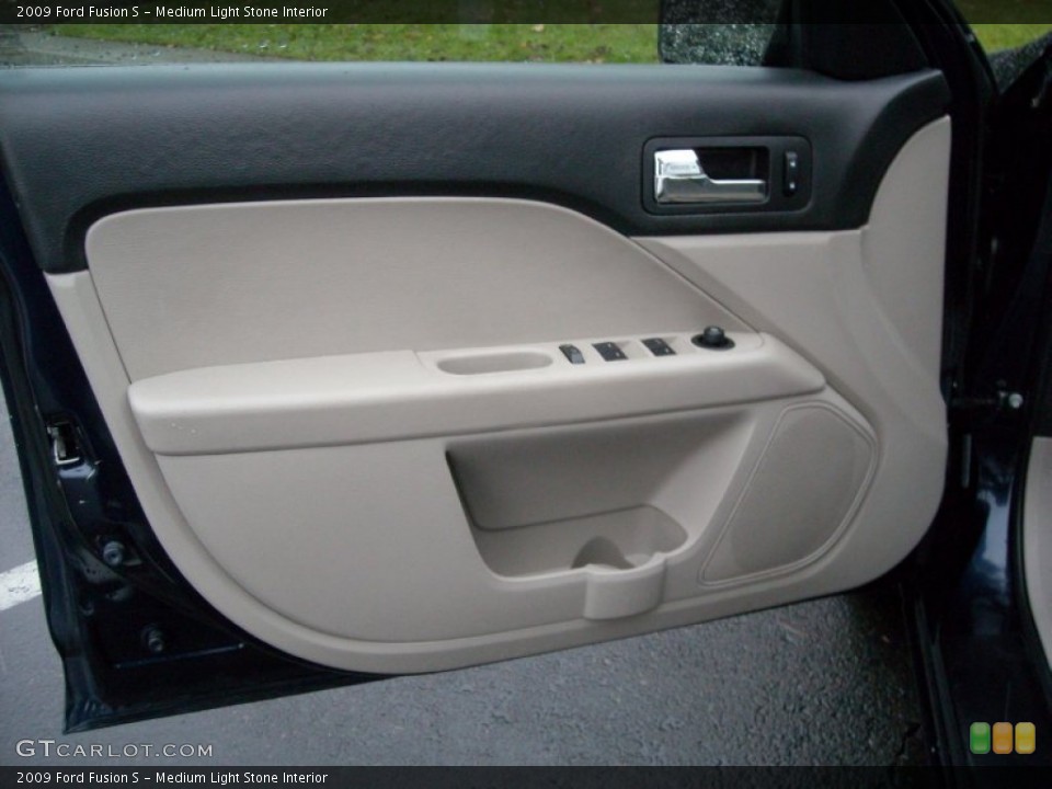 Medium Light Stone Interior Door Panel for the 2009 Ford Fusion S #74129401