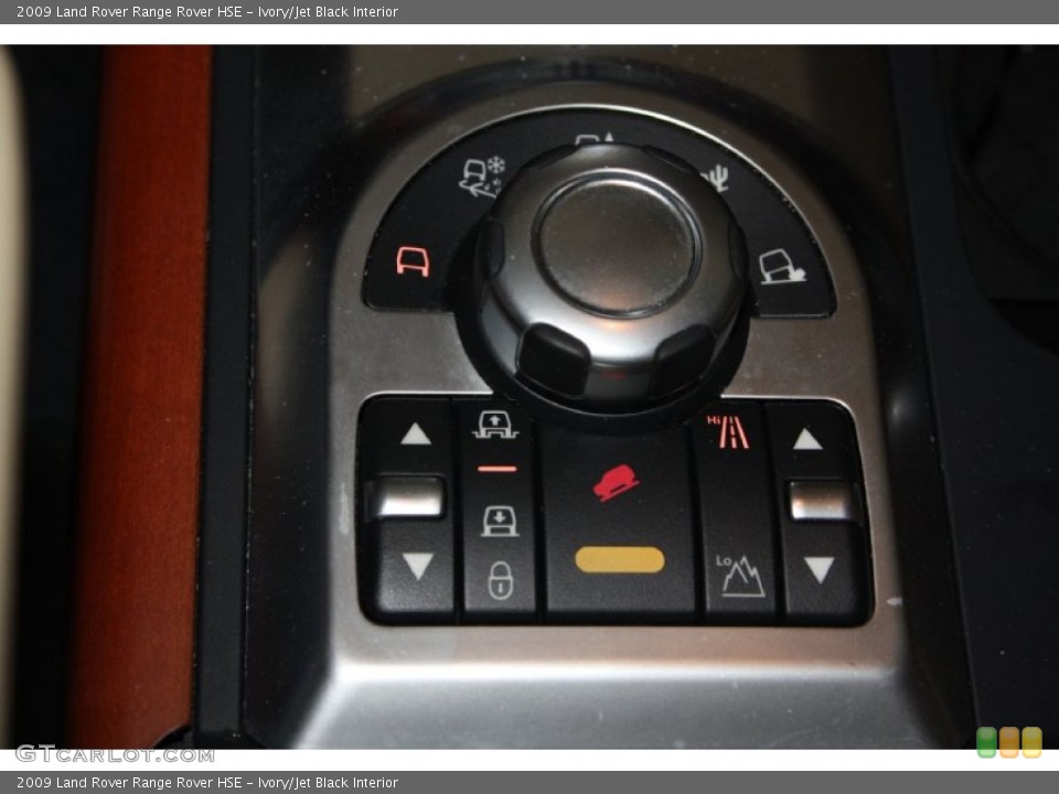 Ivory/Jet Black Interior Controls for the 2009 Land Rover Range Rover HSE #74130469