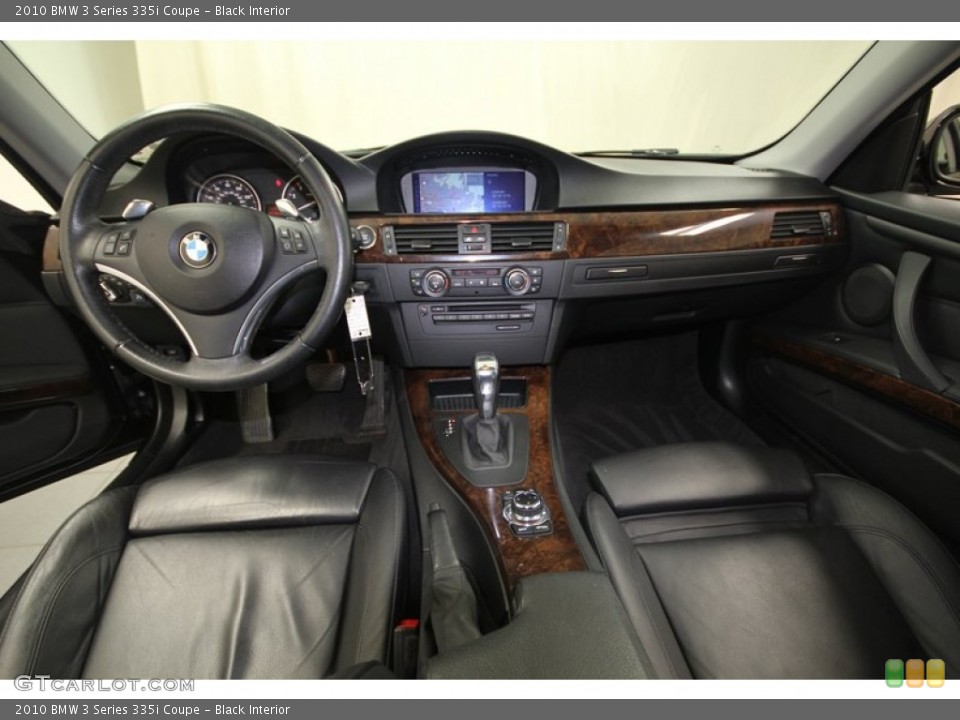 Black Interior Dashboard for the 2010 BMW 3 Series 335i Coupe #74131330