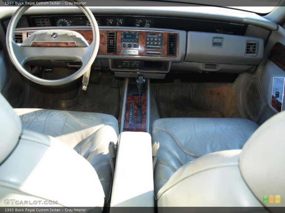 Gray Interior Dashboard for the 1993 Buick Regal Custom Sedan #74132638
