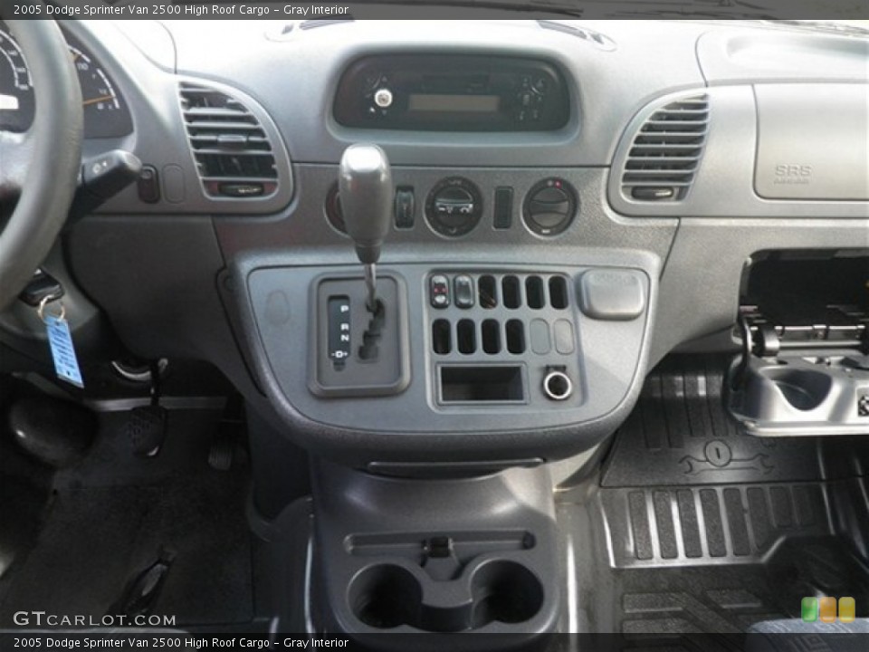 Gray Interior Controls for the 2005 Dodge Sprinter Van 2500 High Roof Cargo #74132728