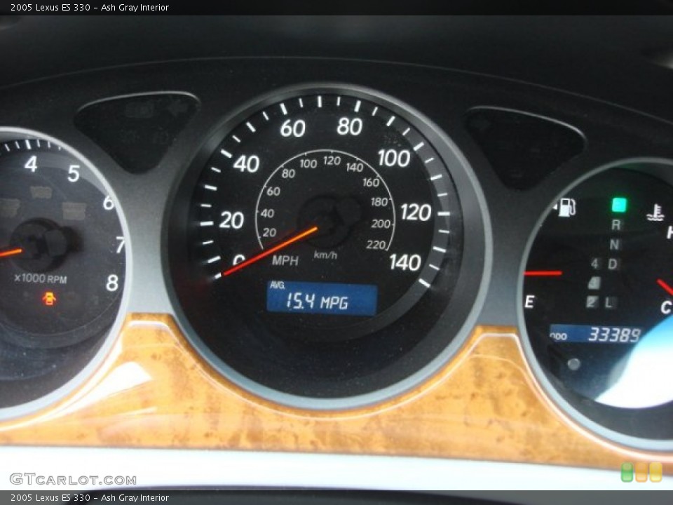 Ash Gray Interior Gauges for the 2005 Lexus ES 330 #74134423