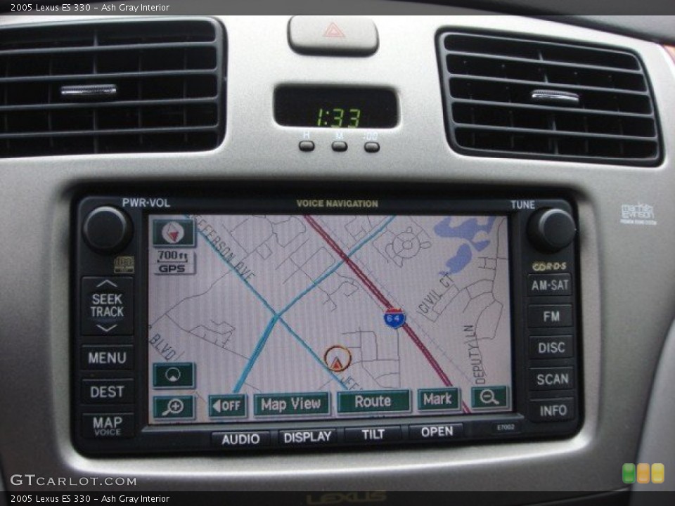 Ash Gray Interior Navigation for the 2005 Lexus ES 330 #74134445