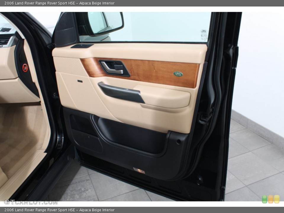 Alpaca Beige Interior Door Panel for the 2006 Land Rover Range Rover Sport HSE #74135137