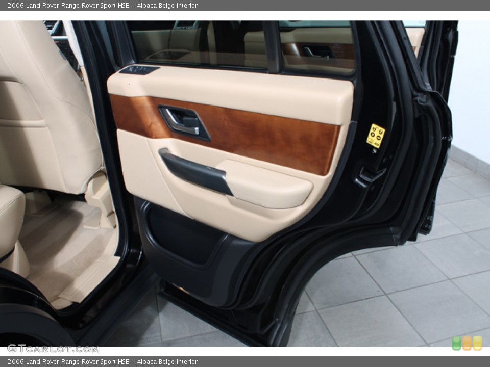Alpaca Beige Interior Door Panel for the 2006 Land Rover Range Rover Sport HSE #74135167