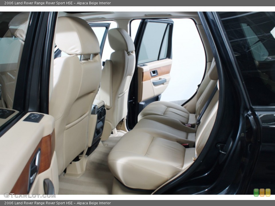 Alpaca Beige Interior Rear Seat for the 2006 Land Rover Range Rover Sport HSE #74135293