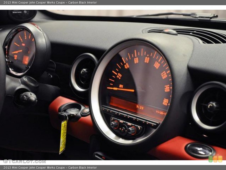 Carbon Black Interior Gauges for the 2013 Mini Cooper John Cooper Works Coupe #74138098