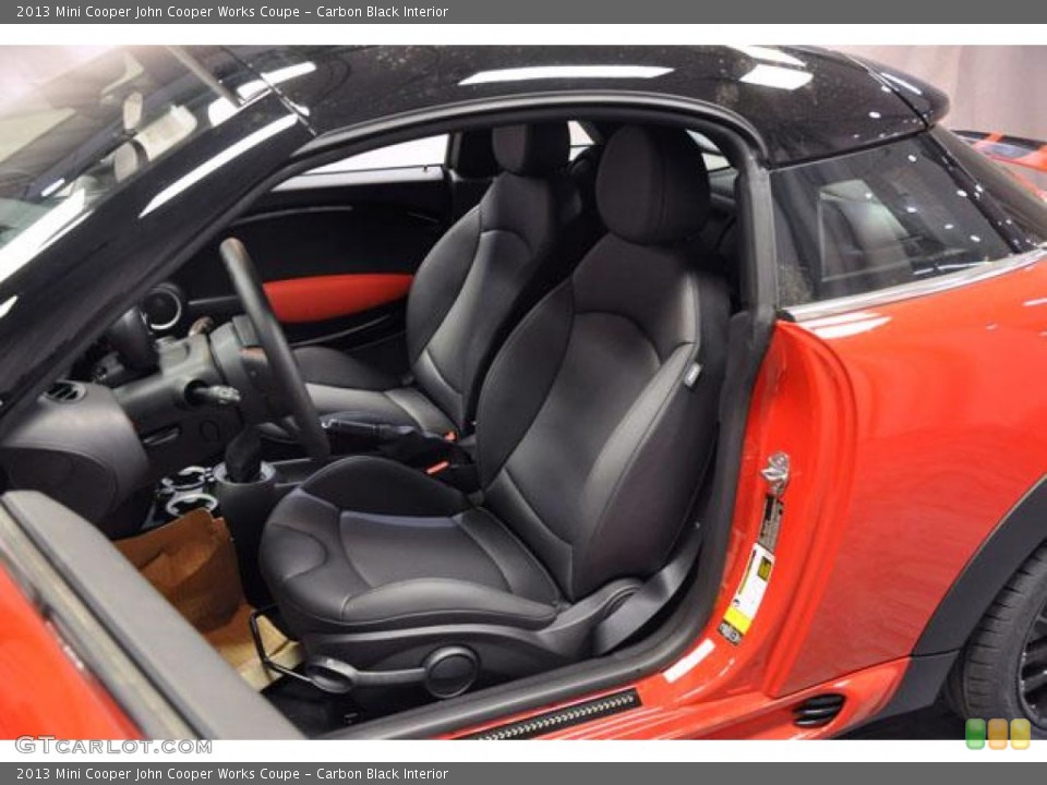 Carbon Black Interior Photo for the 2013 Mini Cooper John Cooper Works Coupe #74138305