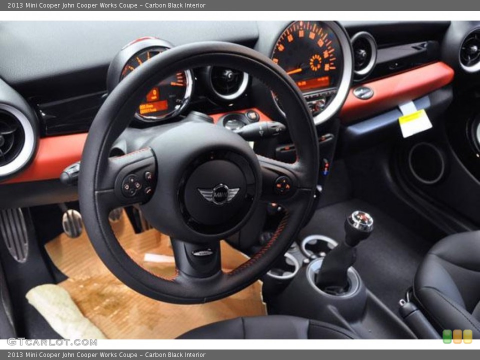 Carbon Black Interior Photo for the 2013 Mini Cooper John Cooper Works Coupe #74138362
