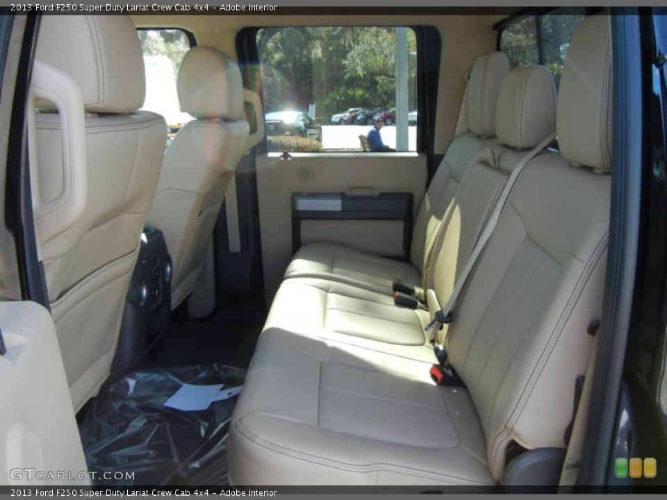 Adobe Interior Rear Seat for the 2013 Ford F250 Super Duty Lariat Crew Cab 4x4 #74139565