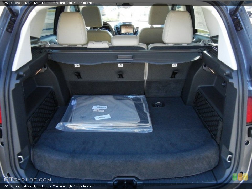 Medium Light Stone Interior Trunk for the 2013 Ford C-Max Hybrid SEL #74140195