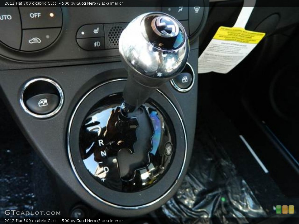 500 by Gucci Nero (Black) Interior Transmission for the 2012 Fiat 500 c cabrio Gucci #74140264