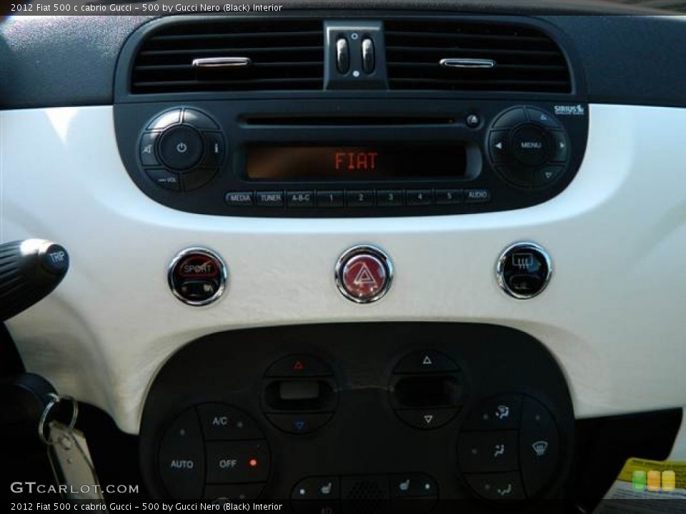 500 by Gucci Nero (Black) Interior Controls for the 2012 Fiat 500 c cabrio Gucci #74140282