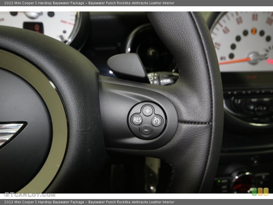 Bayswater Punch Rocklike Anthracite Leather Interior Controls for the 2013 Mini Cooper S Hardtop Bayswater Package #74140582