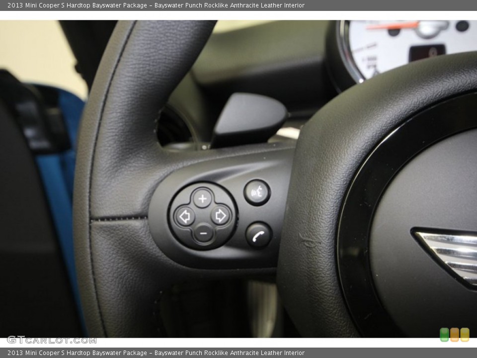 Bayswater Punch Rocklike Anthracite Leather Interior Controls for the 2013 Mini Cooper S Hardtop Bayswater Package #74140603