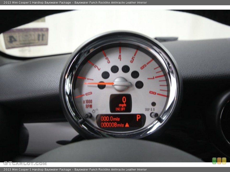 Bayswater Punch Rocklike Anthracite Leather Interior Gauges for the 2013 Mini Cooper S Hardtop Bayswater Package #74140618