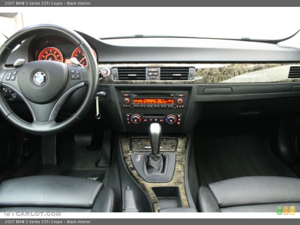 Black Interior Dashboard for the 2007 BMW 3 Series 335i Coupe #74140948