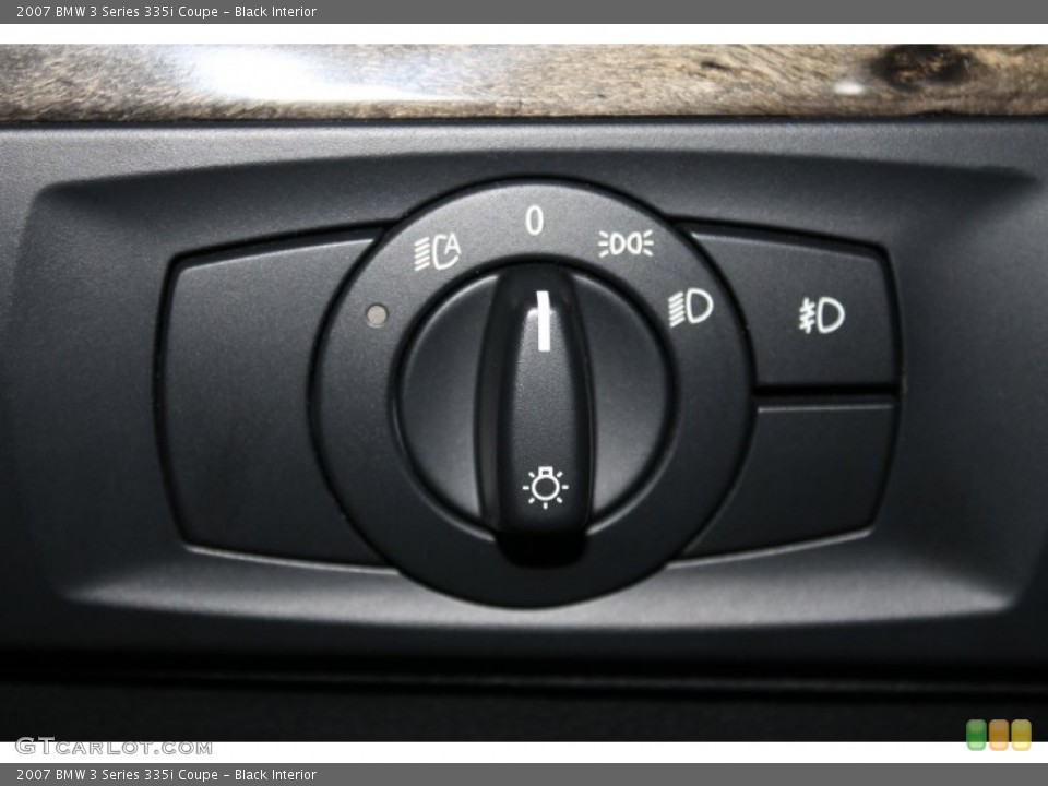 Black Interior Controls for the 2007 BMW 3 Series 335i Coupe #74141194