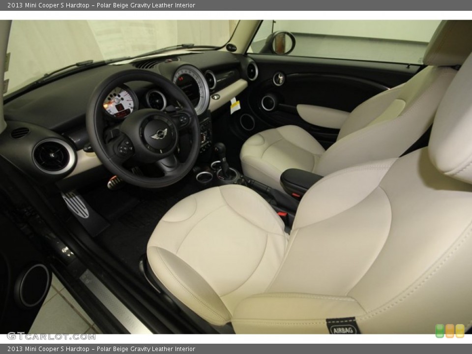 Polar Beige Gravity Leather Interior Photo for the 2013 Mini Cooper S Hardtop #74141373