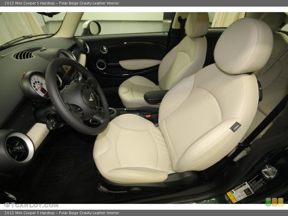 Polar Beige Gravity Leather Interior Photo for the 2013 Mini Cooper S Hardtop #74141658