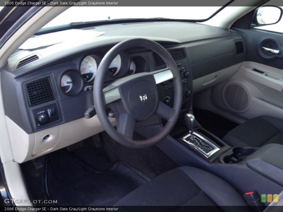 Dark Slate Gray/Light Graystone Interior Prime Interior for the 2006 Dodge Charger SE #74144890