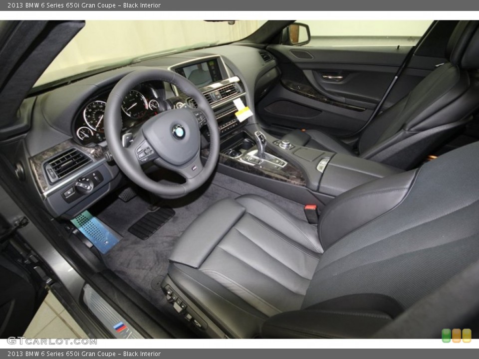 Black Interior Prime Interior for the 2013 BMW 6 Series 650i Gran Coupe #74145943
