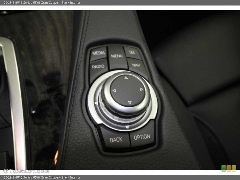 Black Interior Controls for the 2013 BMW 6 Series 650i Gran Coupe #74146078