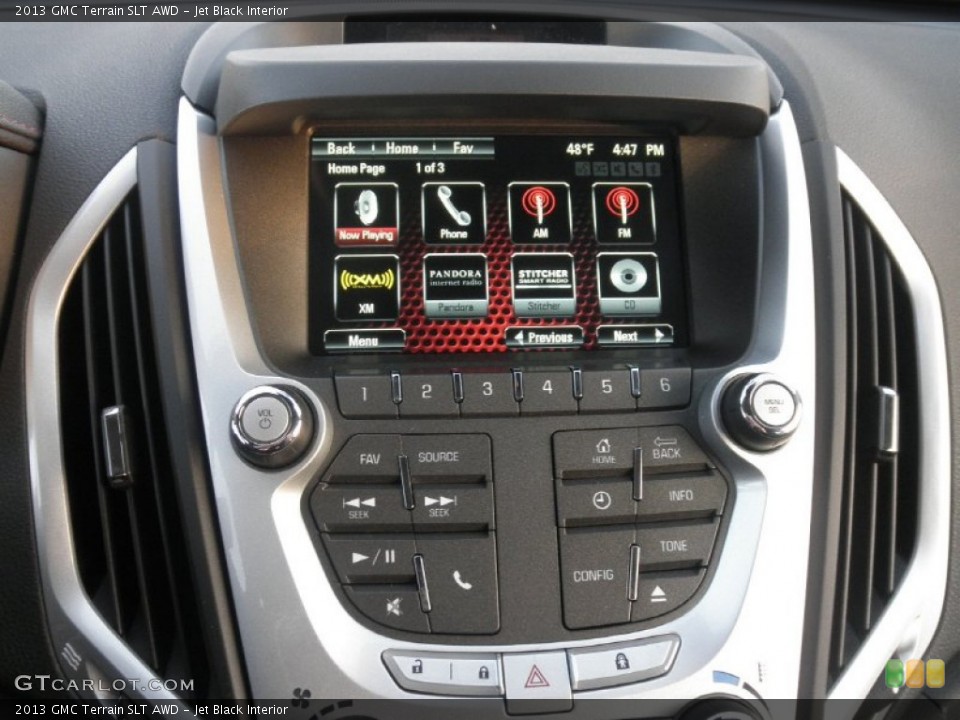 Jet Black Interior Controls for the 2013 GMC Terrain SLT AWD #74146807