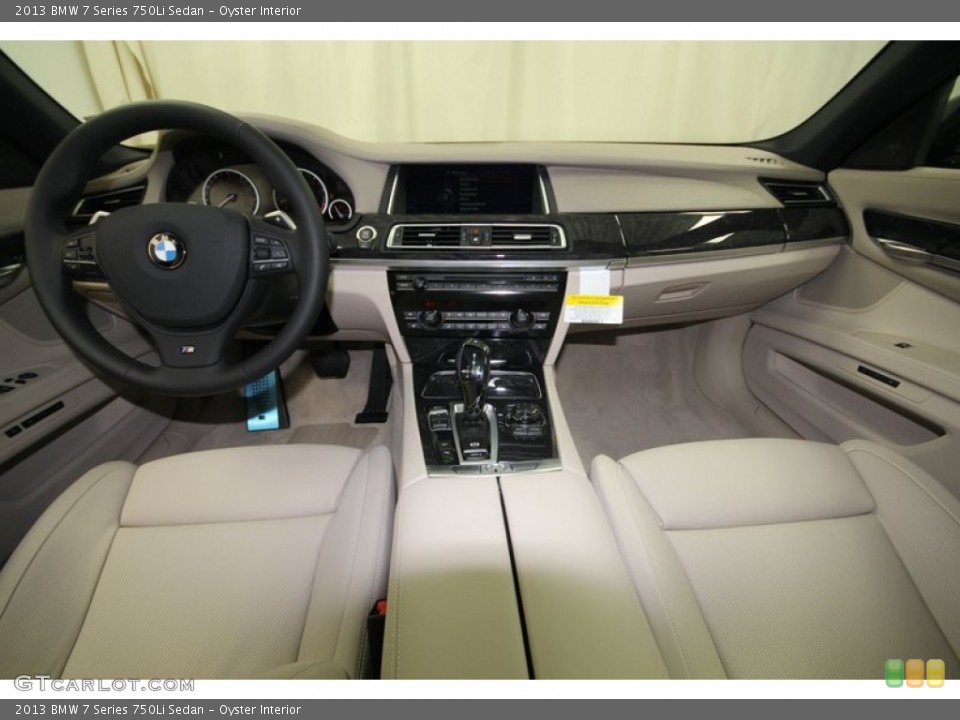 Oyster Interior Dashboard for the 2013 BMW 7 Series 750Li Sedan #74146885