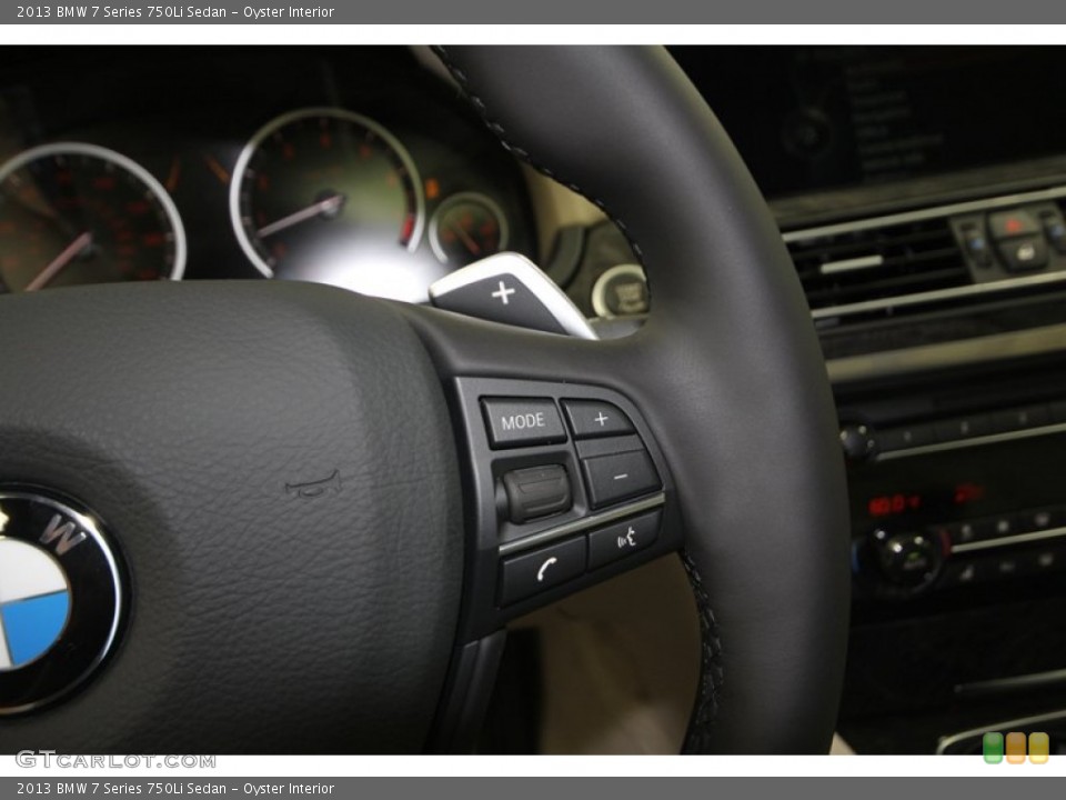 Oyster Interior Controls for the 2013 BMW 7 Series 750Li Sedan #74147194