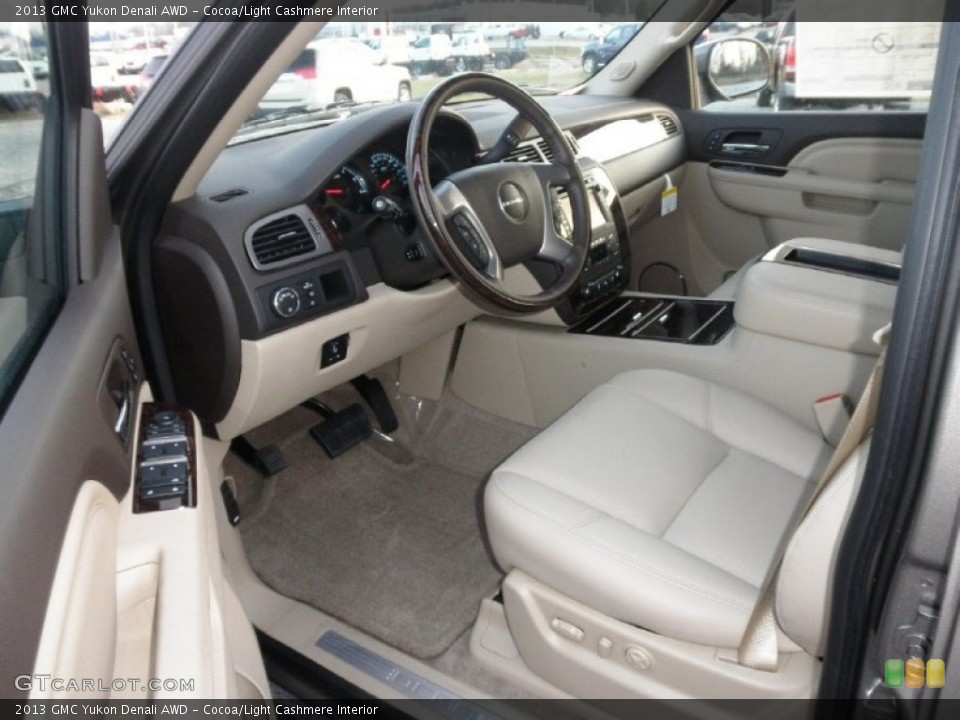 Cocoa/Light Cashmere Interior Prime Interior for the 2013 GMC Yukon Denali AWD #74147329