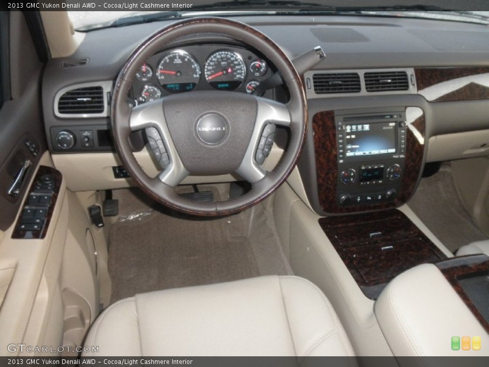 Cocoa/Light Cashmere Interior Dashboard for the 2013 GMC Yukon Denali AWD #74147559