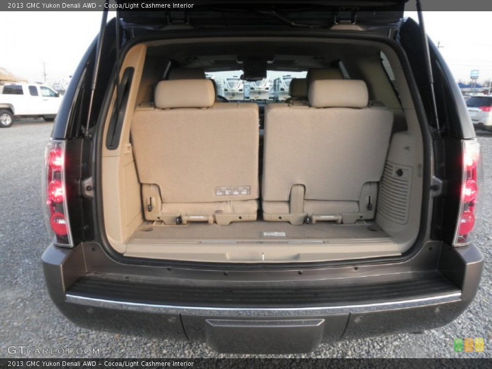 Cocoa/Light Cashmere Interior Trunk for the 2013 GMC Yukon Denali AWD #74147701