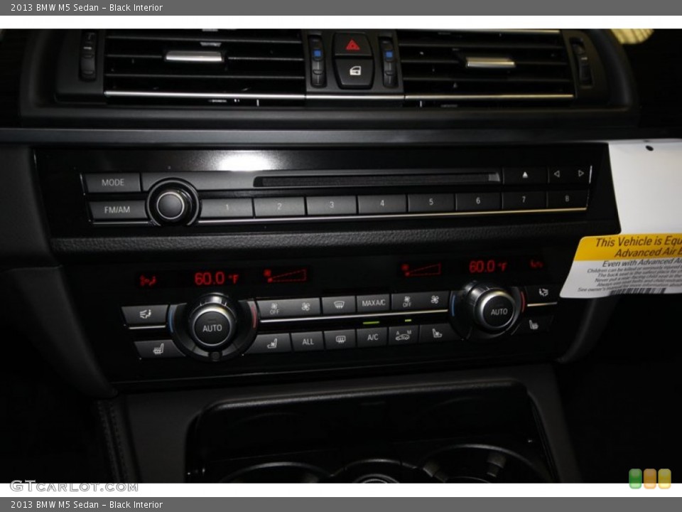 Black Interior Controls for the 2013 BMW M5 Sedan #74147710