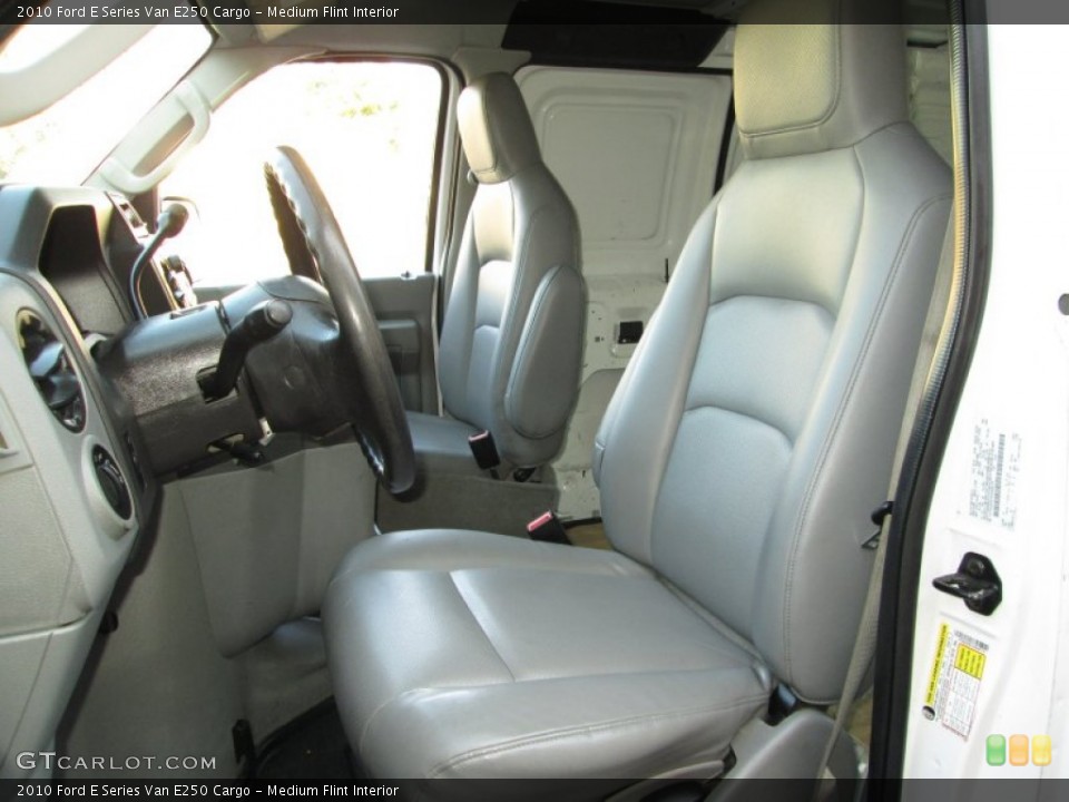 Medium Flint Interior Front Seat for the 2010 Ford E Series Van E250 Cargo #74148418